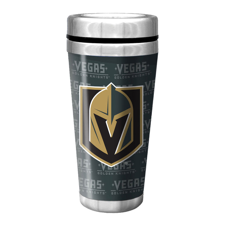 Vegas Golden Knights Full Wrap Travel Mug - Drinkware