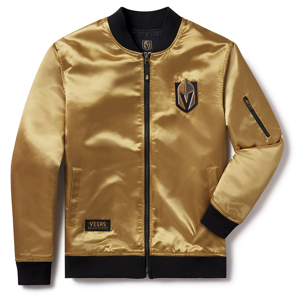 Bomber jacket gold zipper hotsell