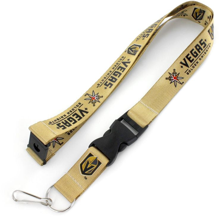 Vegas Golden Knights Gold Team Lanyard - Keychain