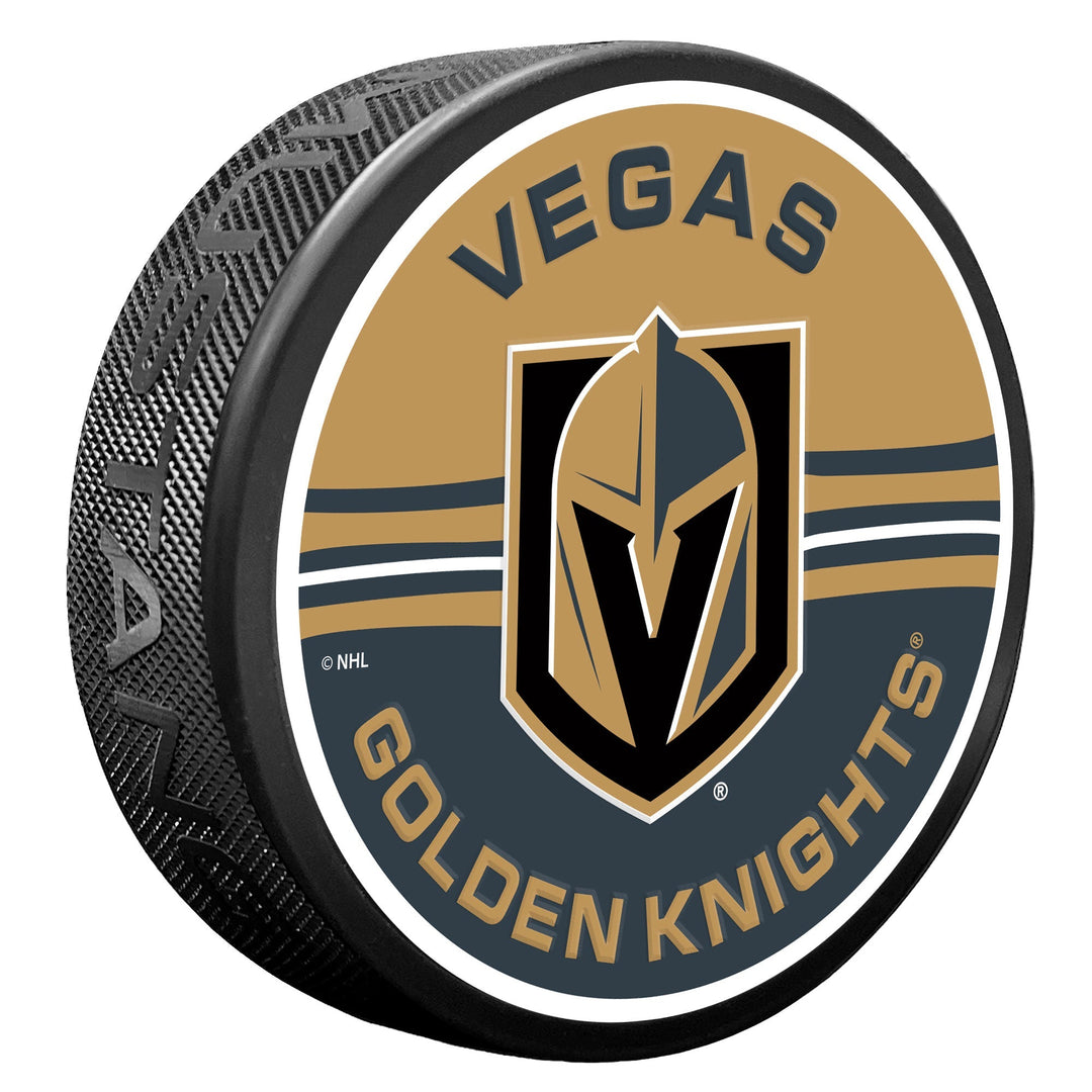 Vegas Golden Knights Half & Half Puck - Pucks