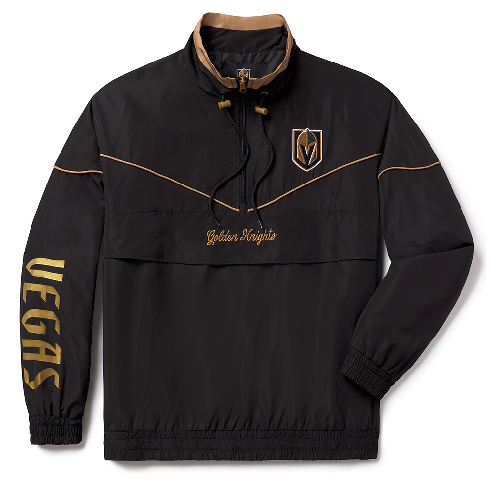 Vegas Golden Knights Half-Zip Windbreaker - Outerwear