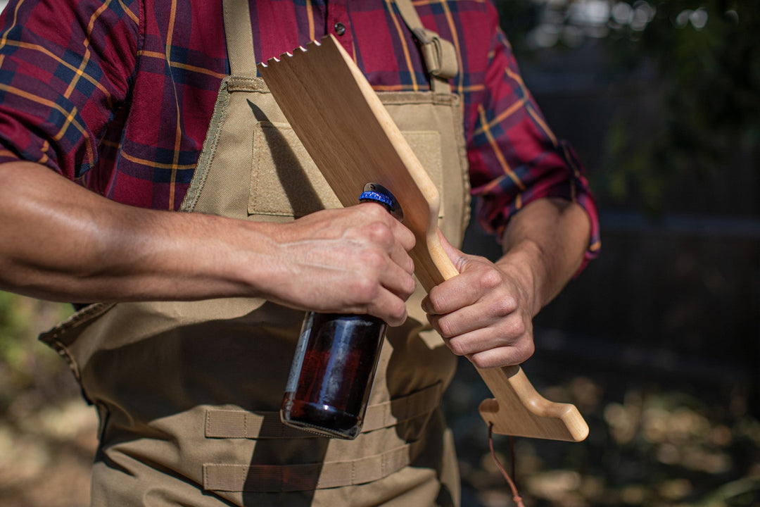 Vegas Golden Knights Hardwood BBQ Grill Scraper & Bottle