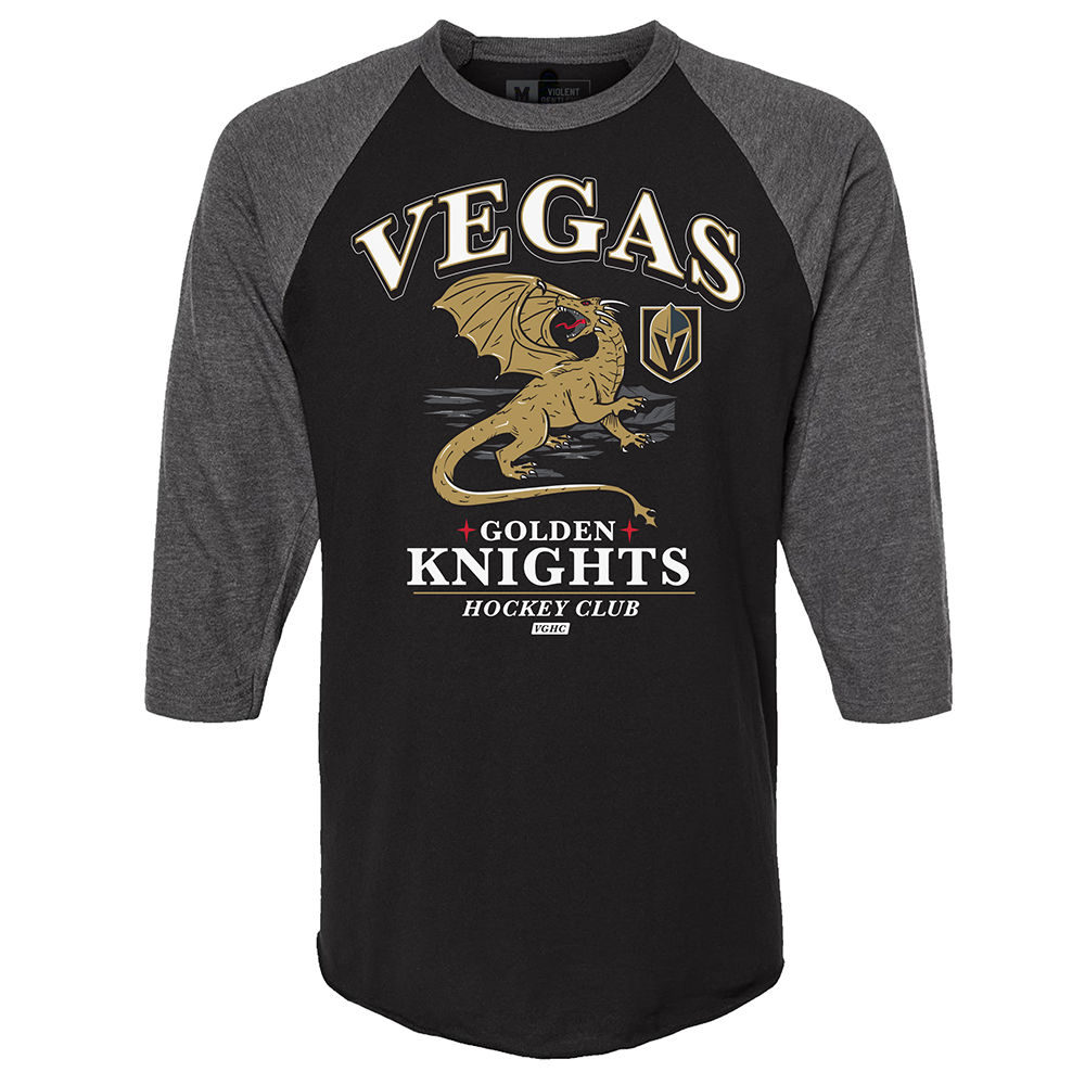 Vegas Golden Knights Hockey Club Dragon Raglan - Shirt