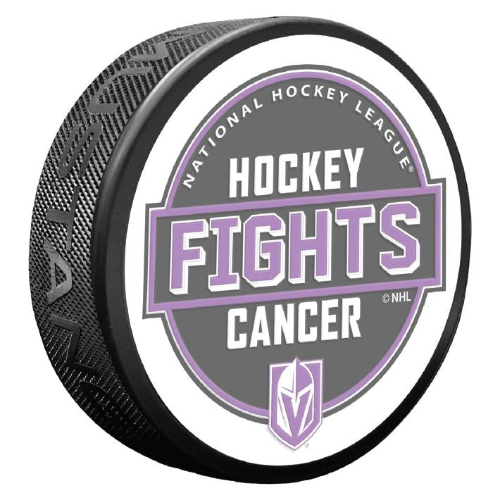 Vegas Golden Knights Hockey Fights Cancer Puck - Puck