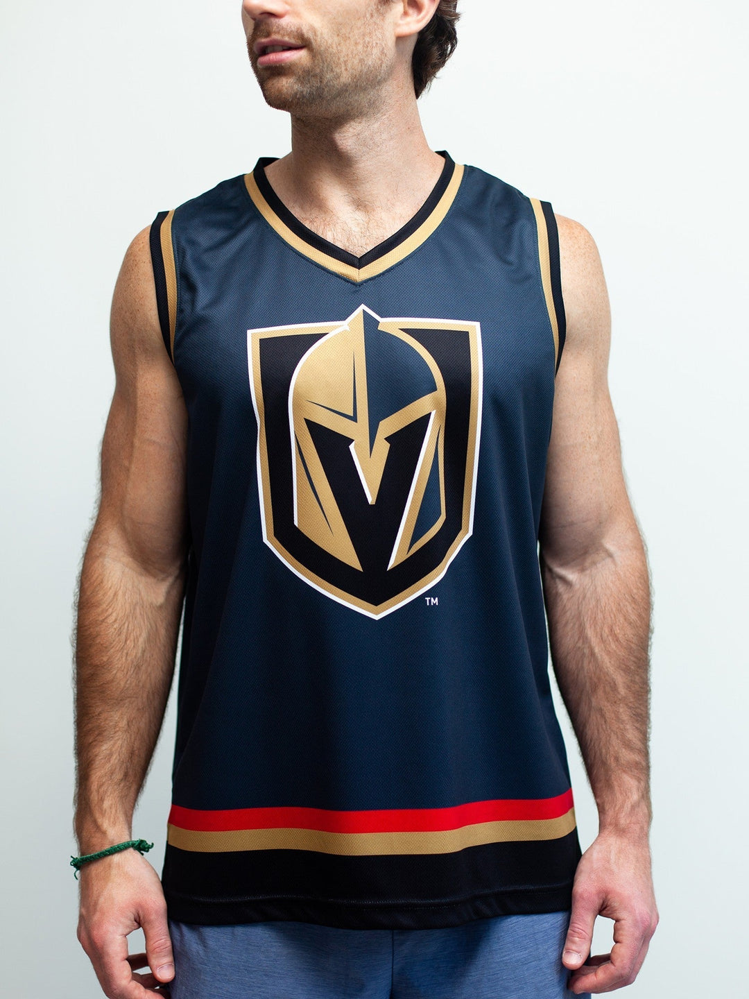 Las Vegas Golden Knights Hockey Tank - Gray / Polyester / S