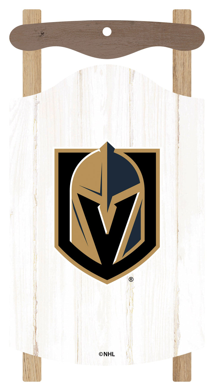 Vegas Golden Knights Holiday Sled Ornament - Décor