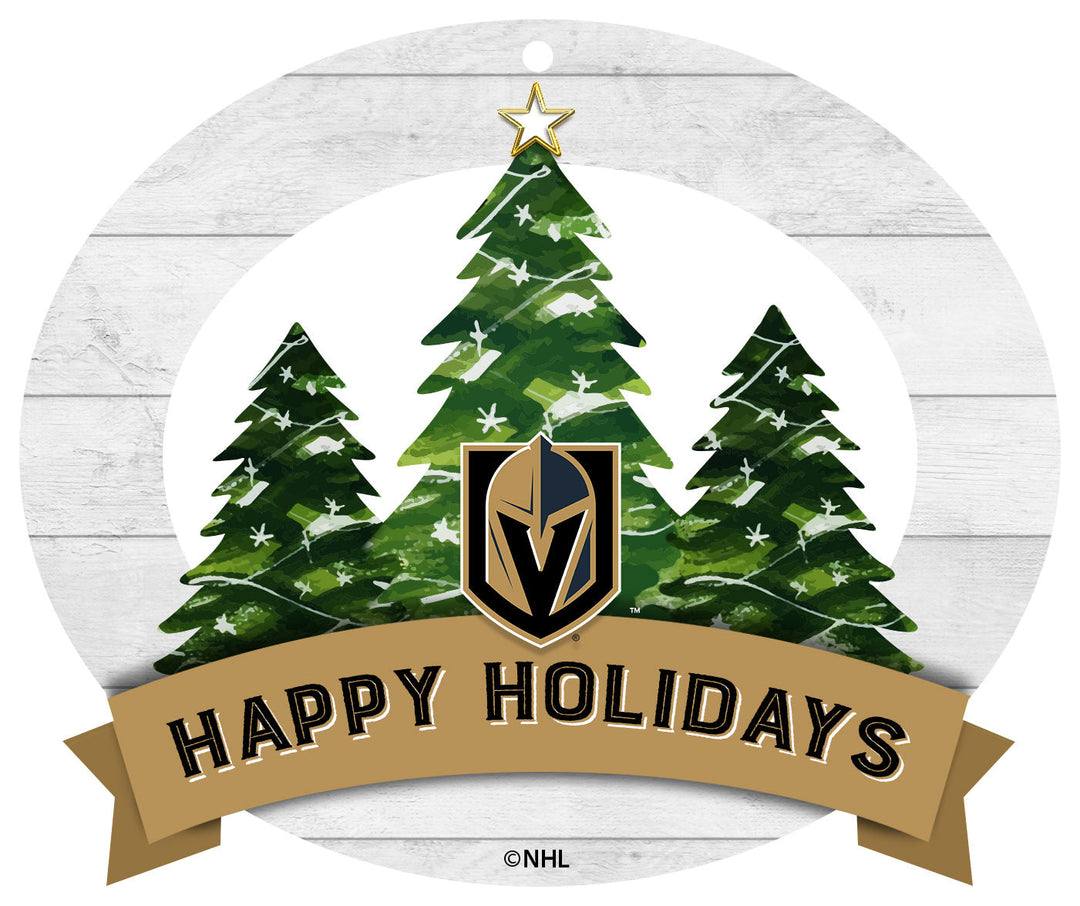 Vegas Golden Knights Holiday Tree Ornament - Décor