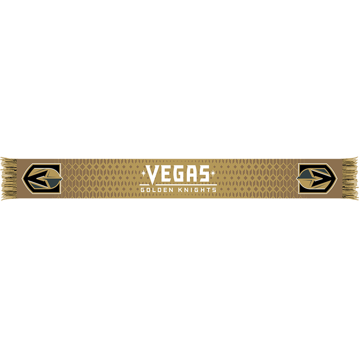 Vegas Golden Knights Honeycomb Pattern Scarf - Scarf