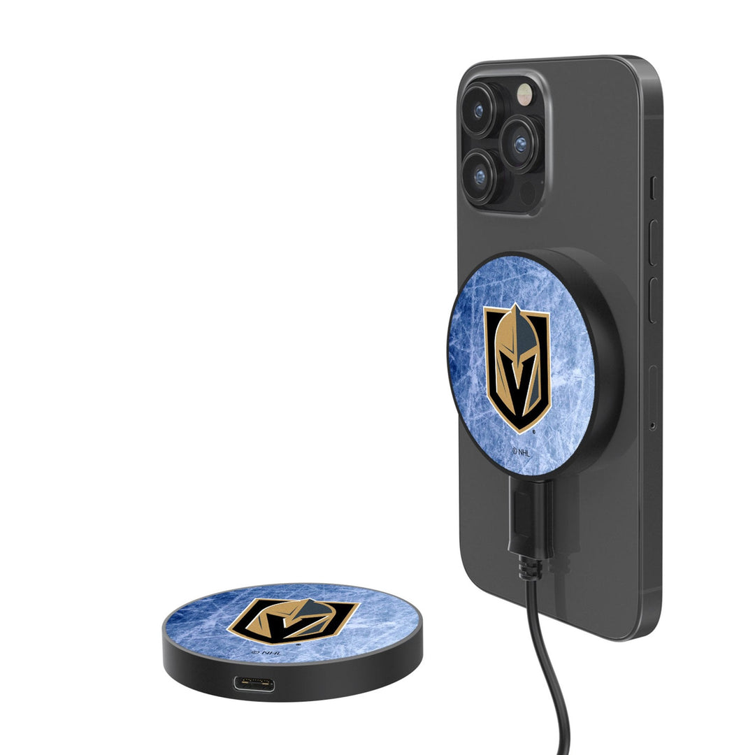 Vegas Golden Knights Ice Flood 15-Watt Wireless Magnetic