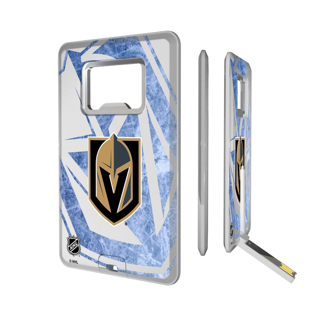 Vegas Golden Knights Ice Tilt Credit Card USB Drive