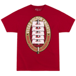 Vegas Golden Knights Impaled Playing Cards Tee - Shirt