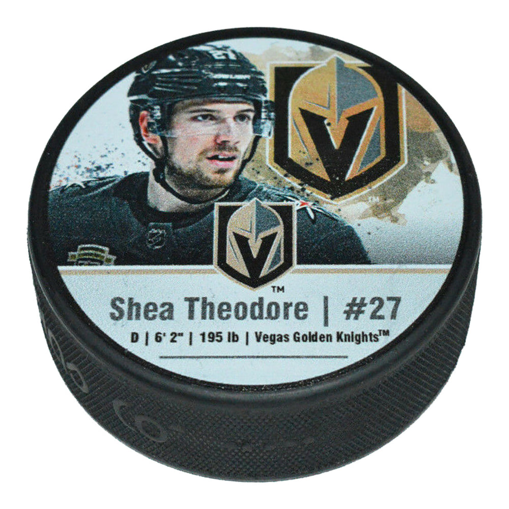 Shea Theodore #27 Souvenir Puck - VegasTeamStore