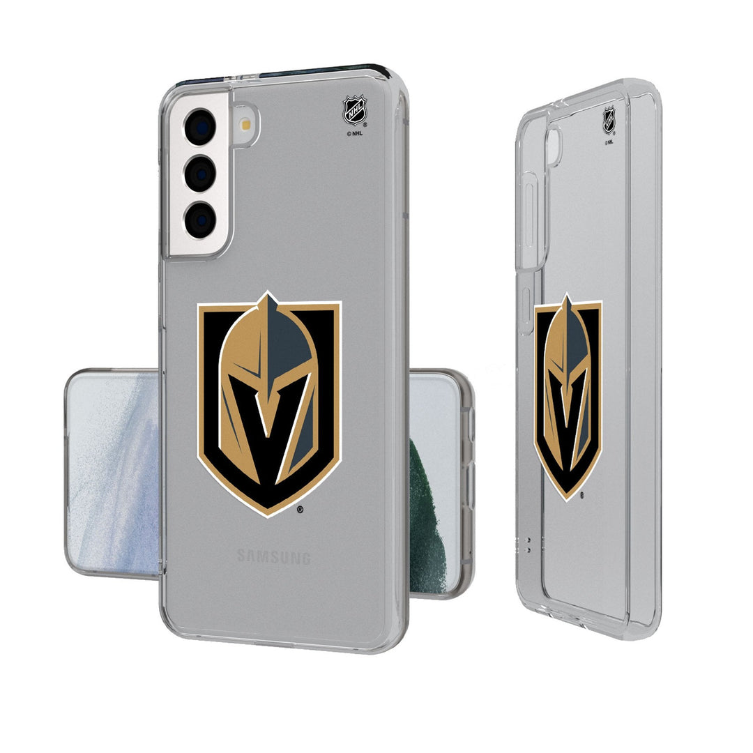 Vegas Golden Knights Insignia Clear Phone Case - Phone Cases