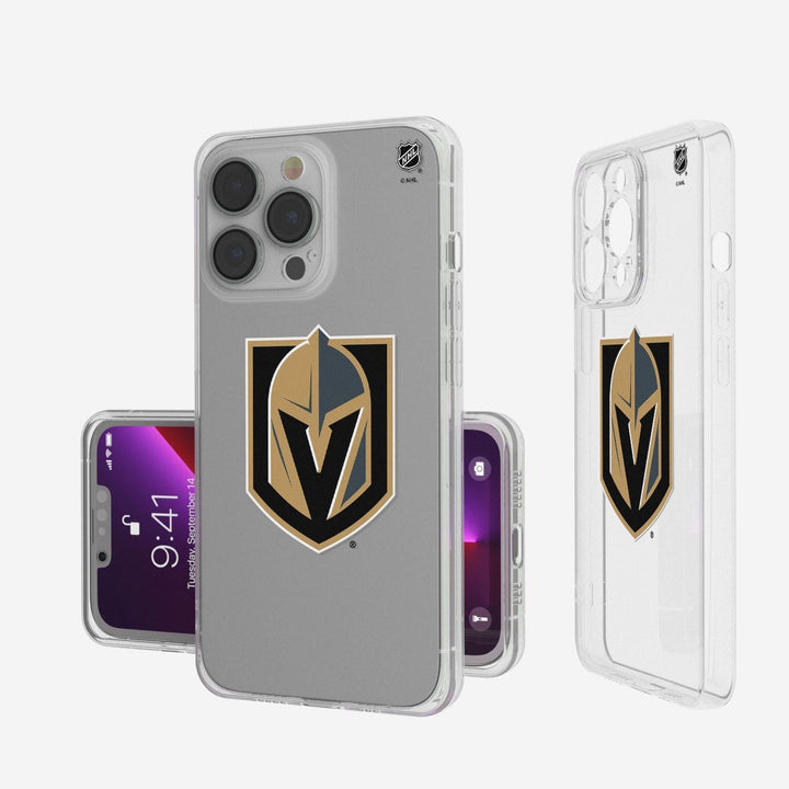 Vegas Golden Knights Insignia Clear Phone Case - Phone Cases