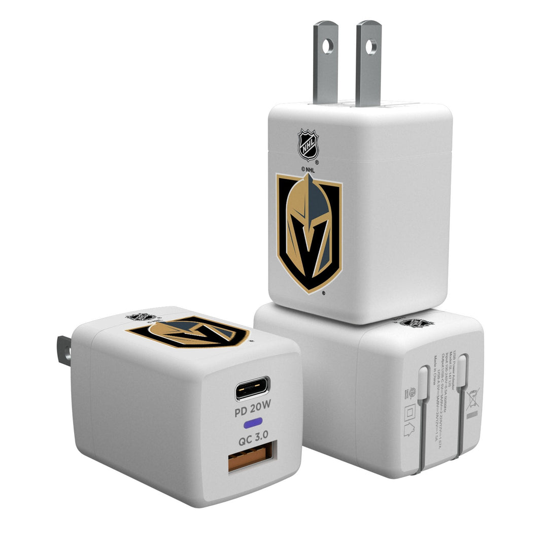 Vegas Golden Knights Insignia USB A/C Charger - Chargers