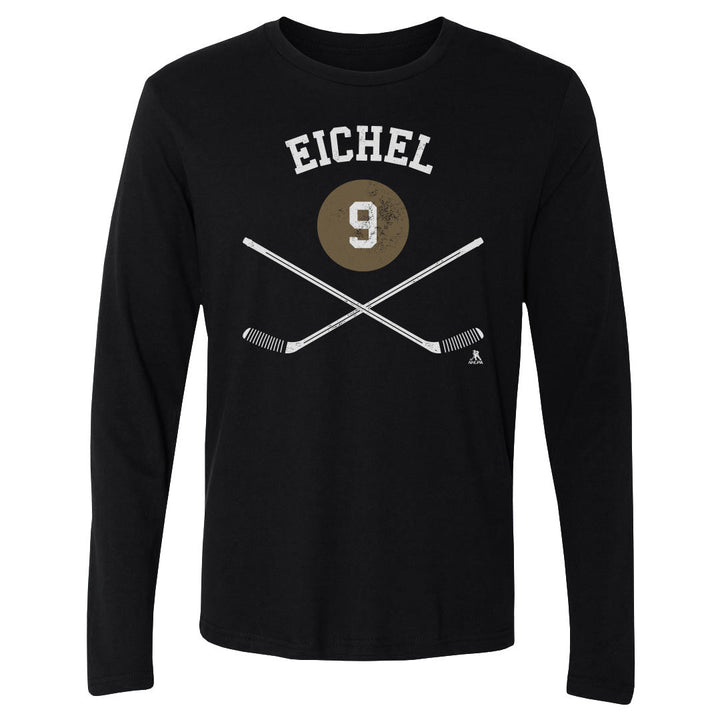 Vegas Golden Knights Jack Eichel Cross Sticks Long Sleeve