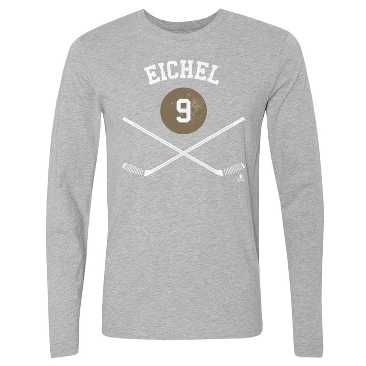 Vegas Golden Knights Jack Eichel Cross Sticks Long Sleeve