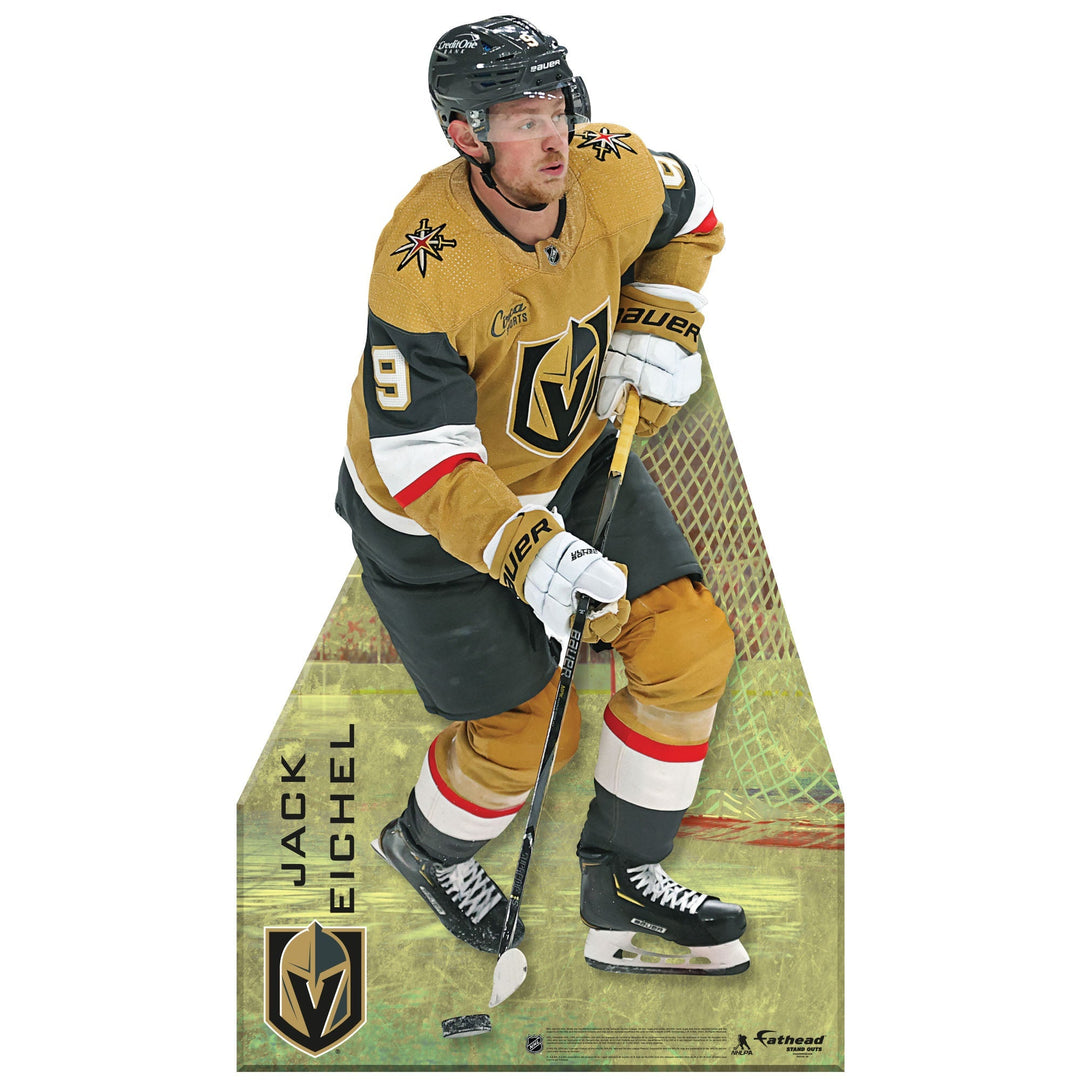 Vegas Golden Knights Jack Eichel Life-Size Foam Core Cutout