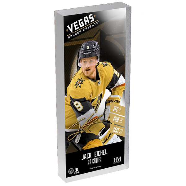 Vegas Golden Knights Jack Eichel Ticket Block – Vegas Team Store