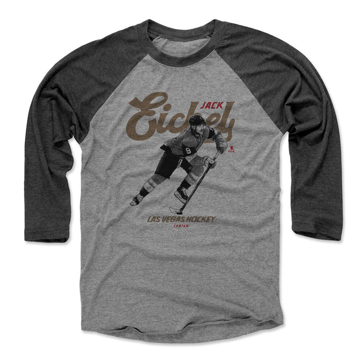 Vegas Golden Knights Jack Eichel Vegas Vintage Raglan