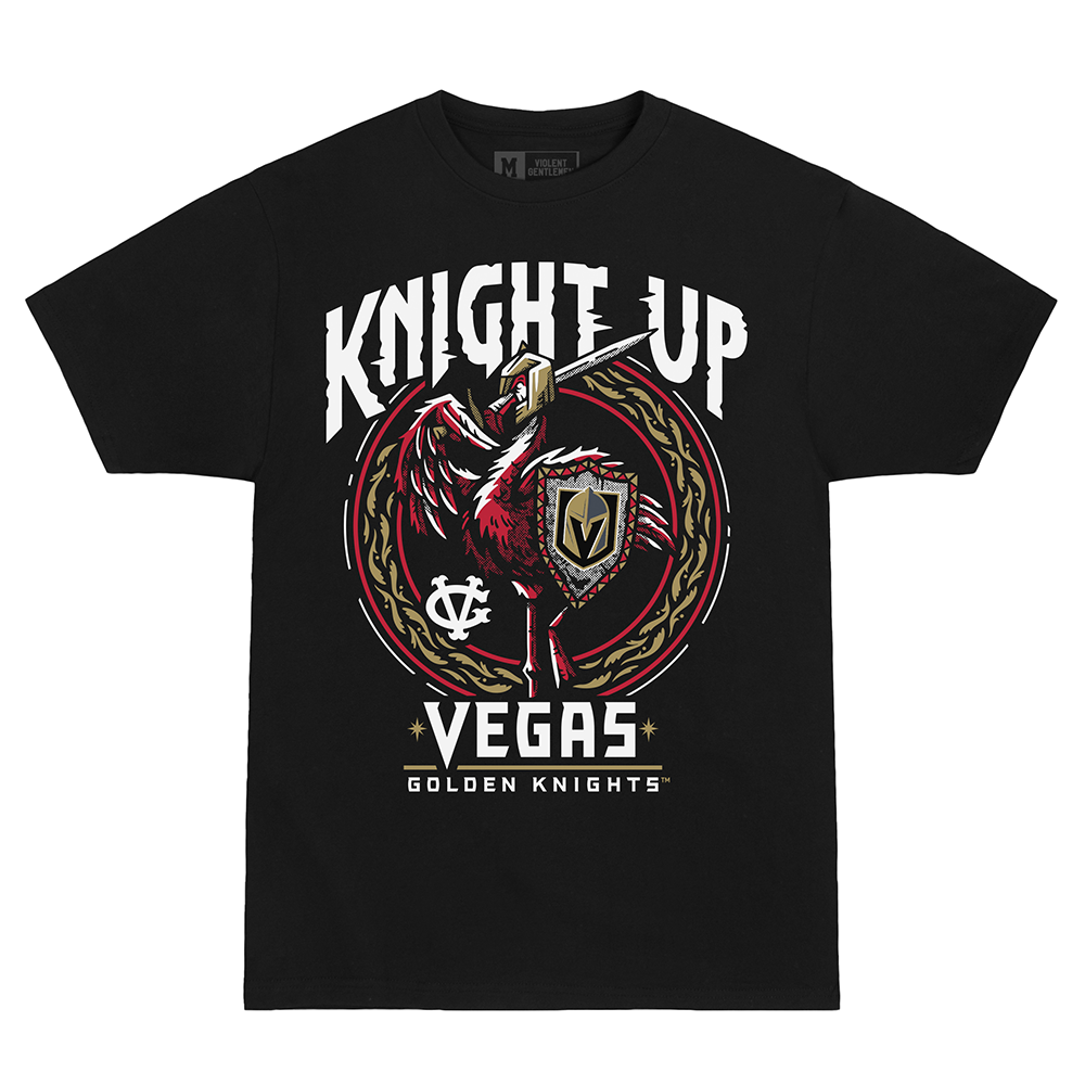 Vegas Golden Knights Knight Up Tee - BLACK / SMALL - Shirt