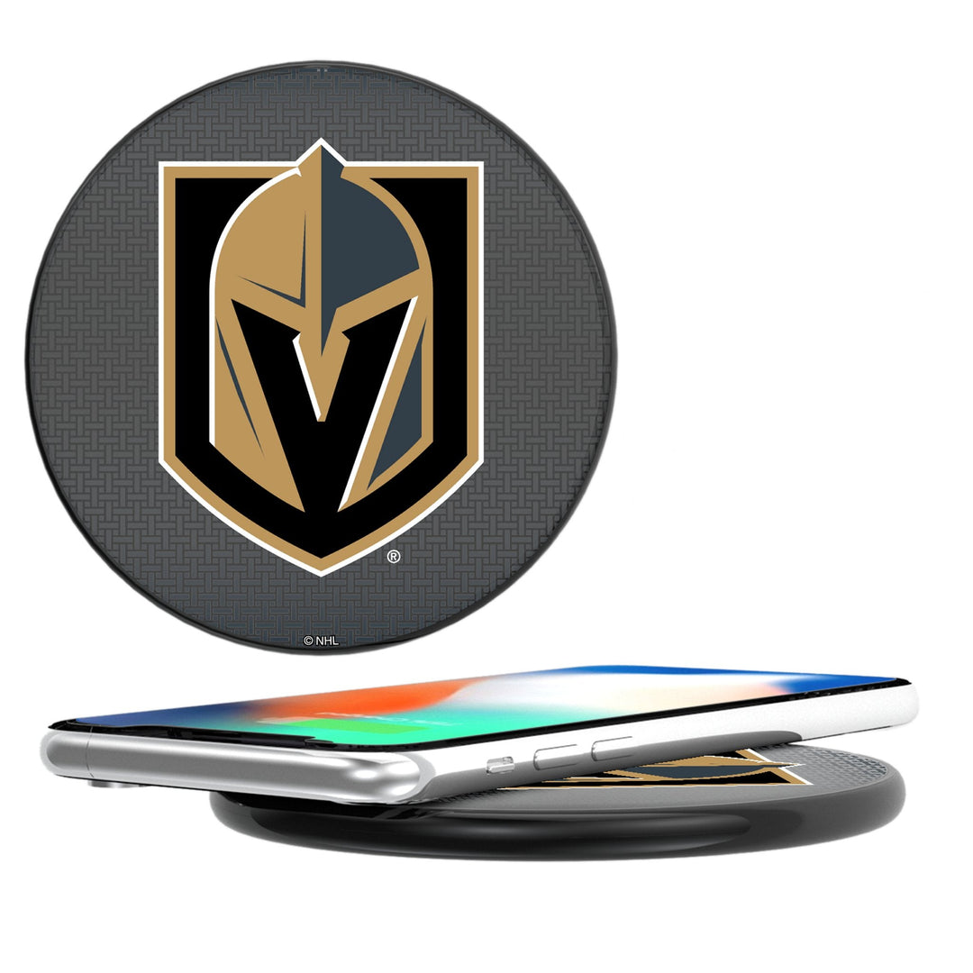 Vegas Golden Knights Linen 15-Watt Wireless Charger