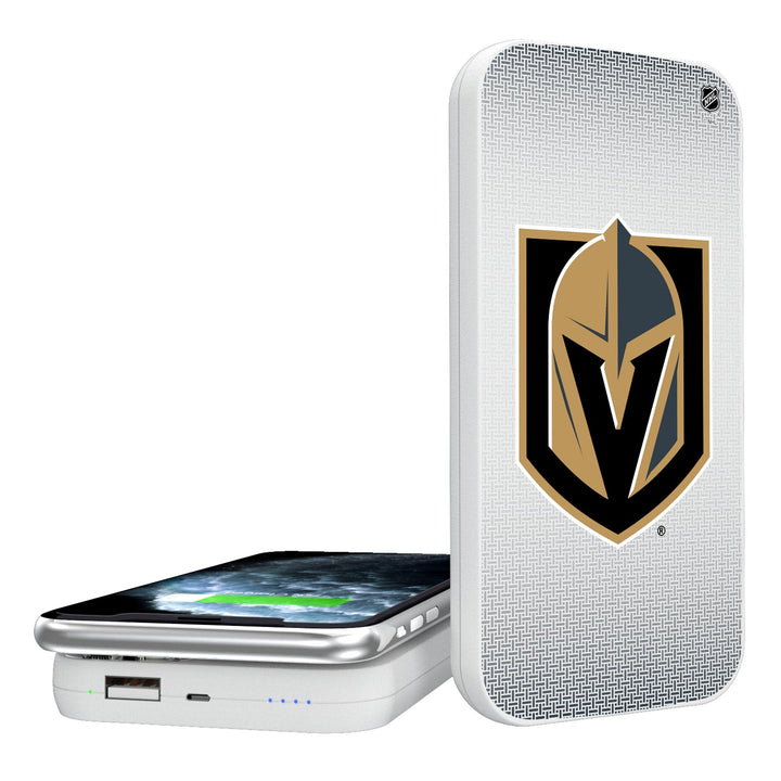 Vegas Golden Knights Linen 5000mAh Portable Wireless