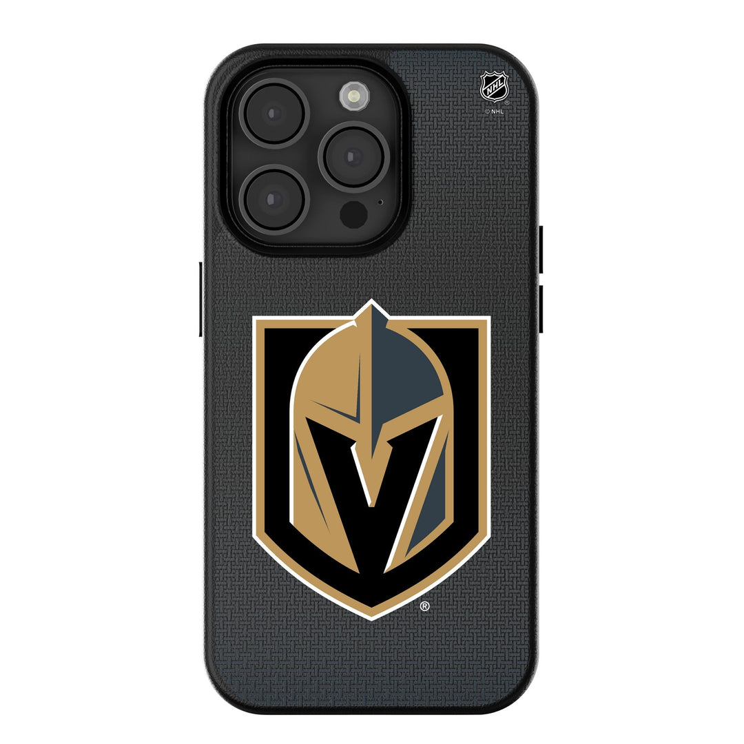 Vegas Golden Knights Linen MagSafe Compatible iPhone Phone