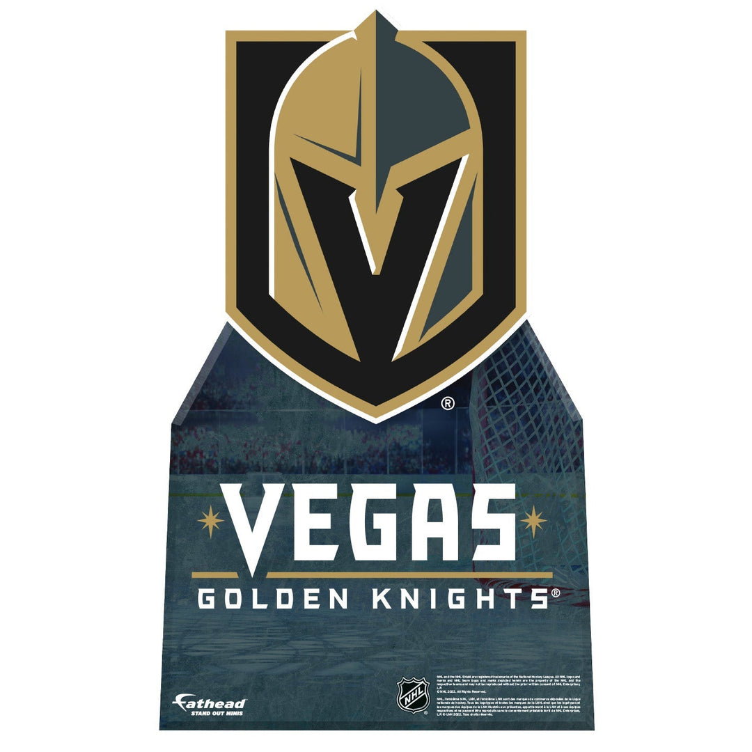 Vegas Golden Knights Logo Mini Cardstock Cutout - 10’’W