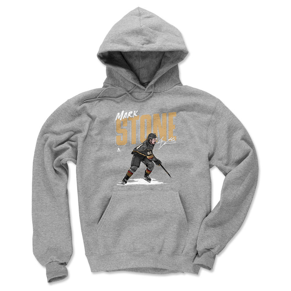 Vegas Golden Knights Mark Stone Chisel Hoodie - GRAY / SM