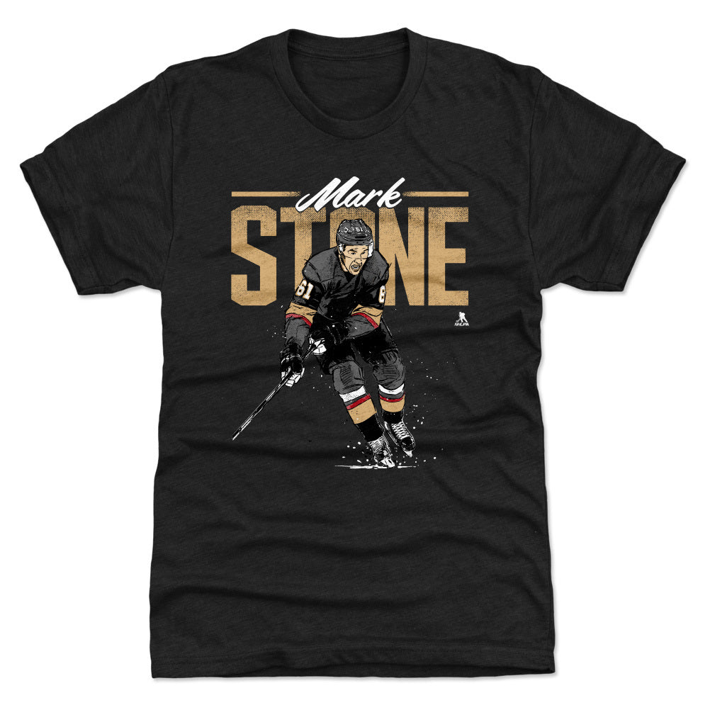 Vegas Golden Knights Mark Stone Retro Tee - Tri Black / S