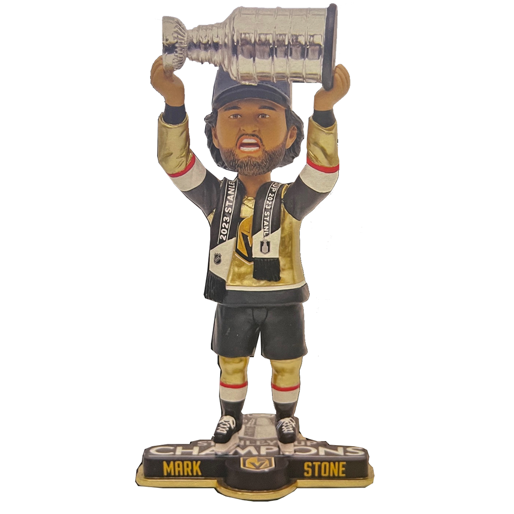 Vegas Golden Knights Mark Stone Trophy Raise Bobblehead