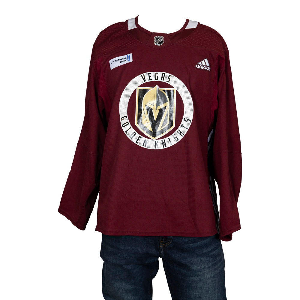 Vegas Golden Knights Maroon Practice Jersey (City National