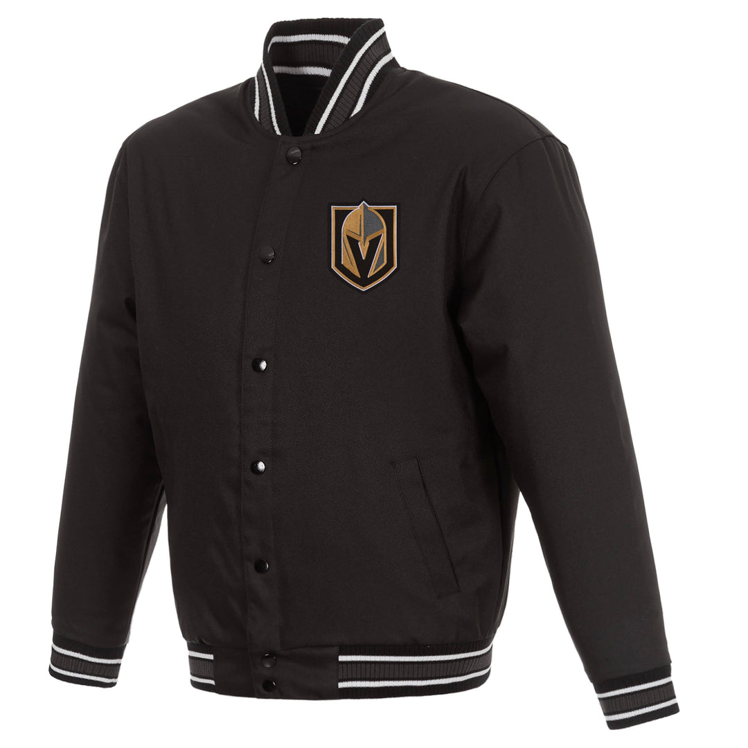 Vegas Golden Knights Men’s Black Poly-Twill Jacket