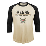 Vegas Golden Knights Men’s Distressed Wordmark Raglan