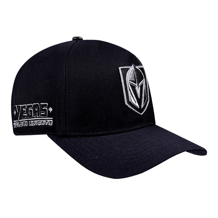 Vegas Golden Knights Metallic Logo Snapback - Headwear