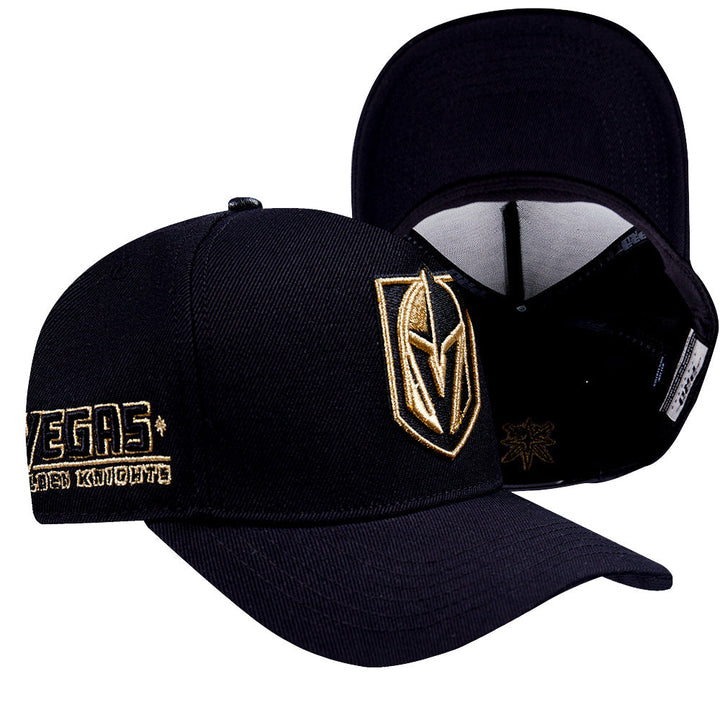 Vegas Golden Knights Metallic Logo Snapback - Headwear