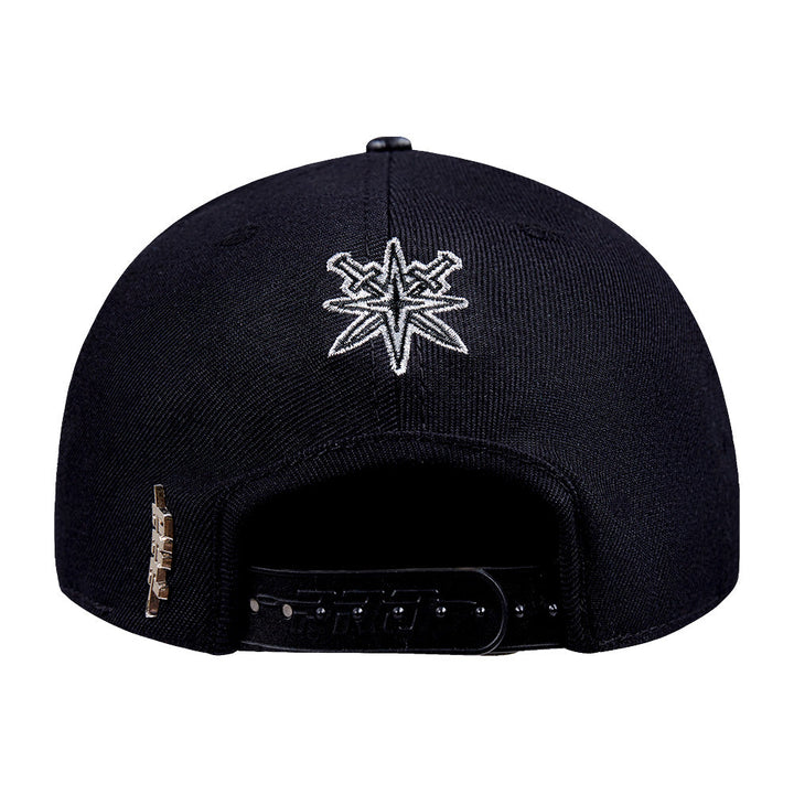 Vegas Golden Knights Metallic Logo Snapback - Headwear