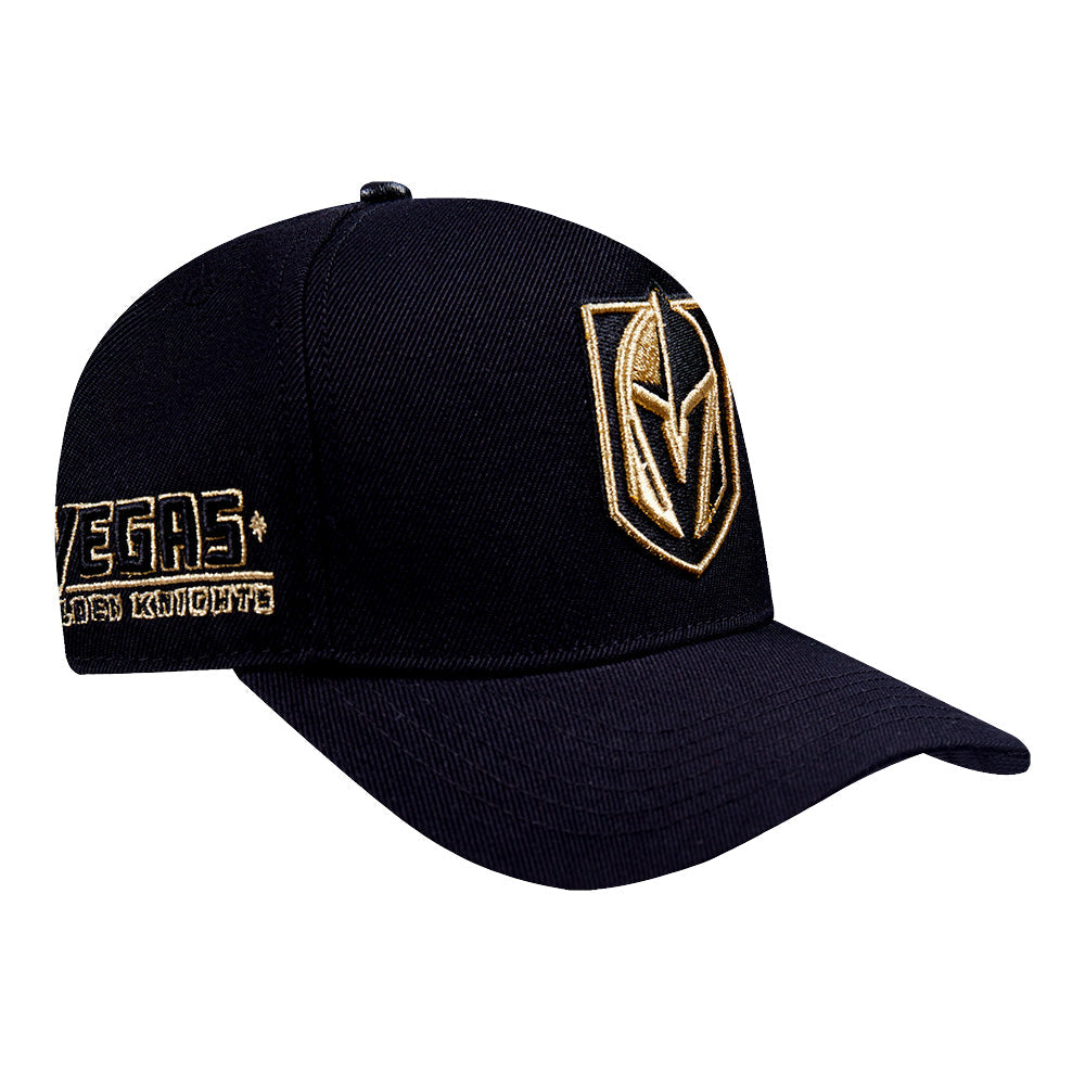 Vegas Golden Knights Metallic Logo Snapback - Headwear