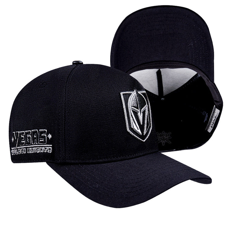 Vegas Golden Knights Metallic Logo Snapback - Headwear