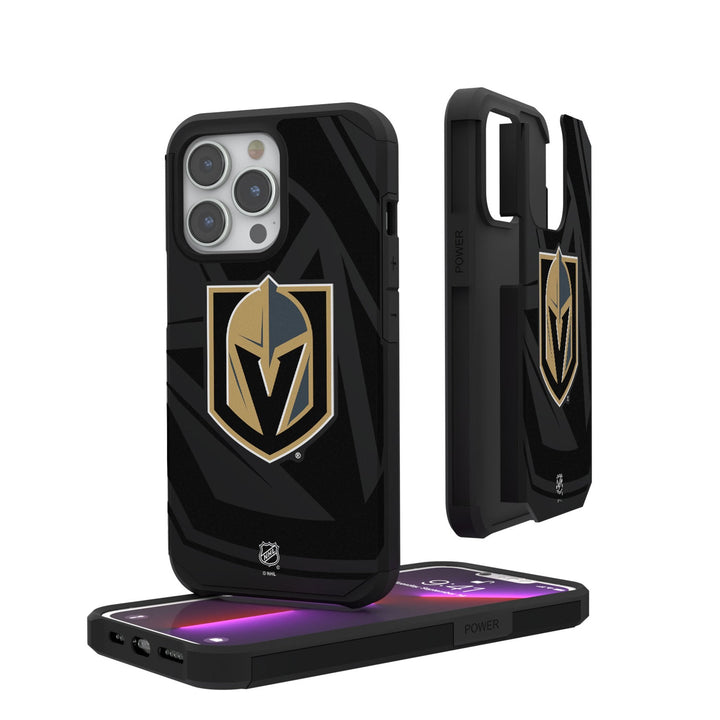 Vegas Golden Knights Monocolor Tilt Rugged Phone Case