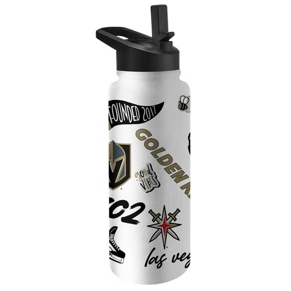 Vegas Golden Knights Native Quencher 34oz Bottle - Drinkware