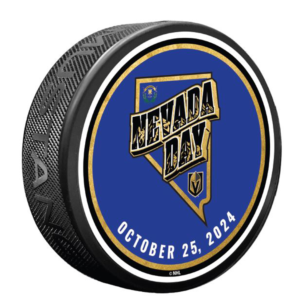 Vegas Golden Knights Nevada Day 2024 Puck - Puck