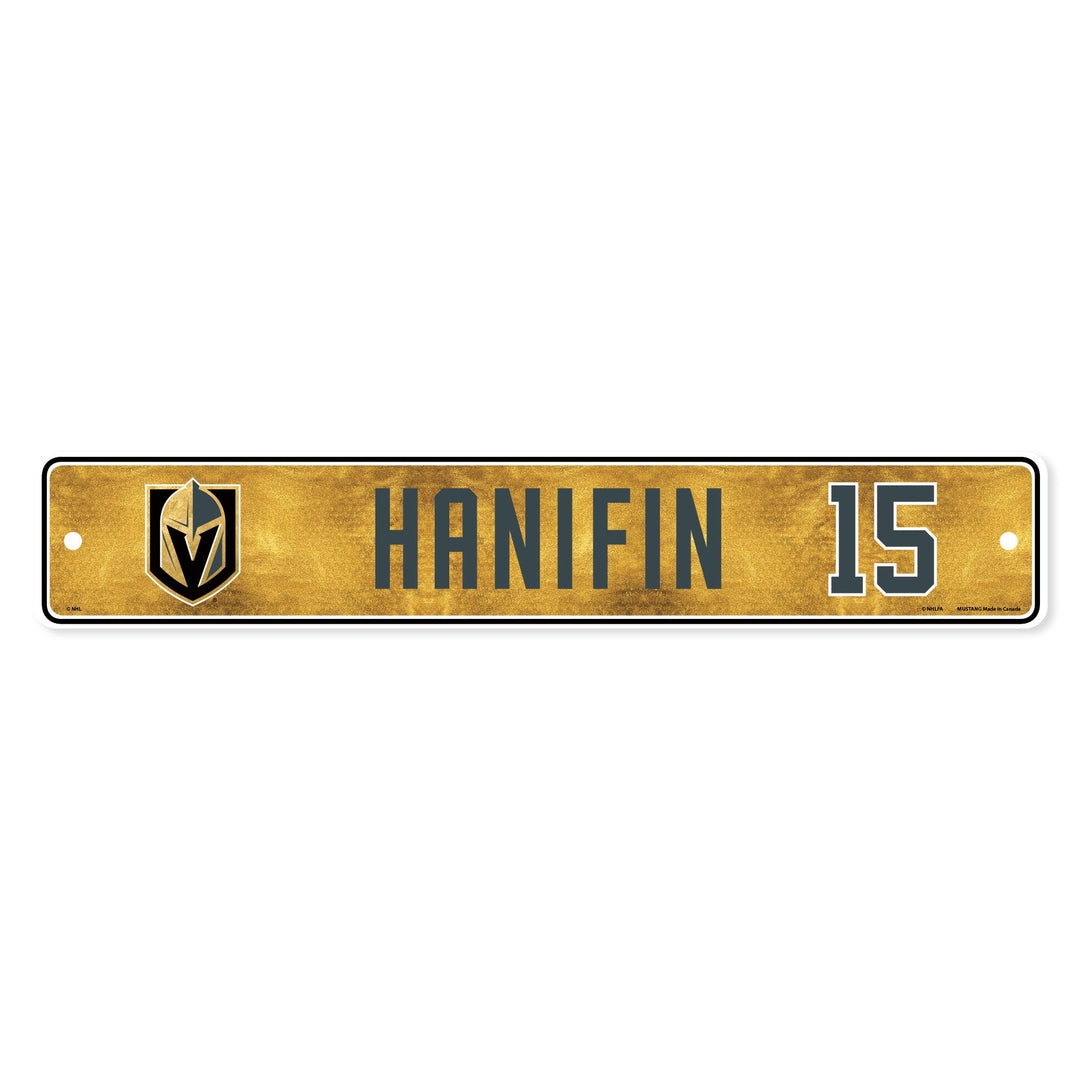 Vegas Golden Knights Noah Hanifin Nameplate - Décor