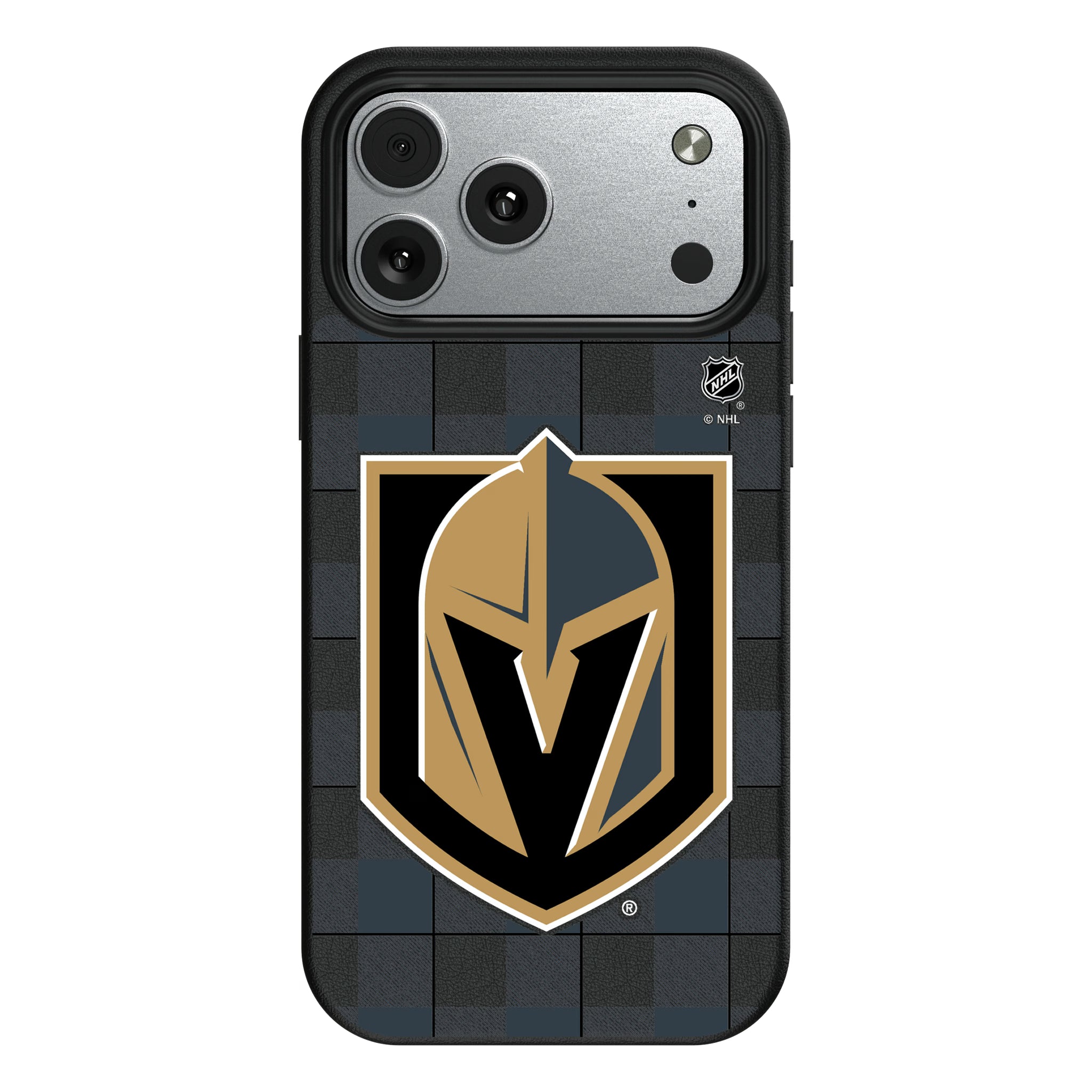 Vegas Golden Knights Plaid MagSafe Compatible Phone Case for Apple iPhone - Vegas Team Store