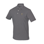 Vegas Golden Knights Primary Carmel Stripe Polo - BLACK