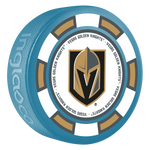 Vegas Golden Knights Primary Logo Blue Poker Chip Puck