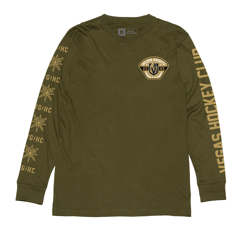 Vegas Golden Knights Primary Long Sleeve Tee - Shirt