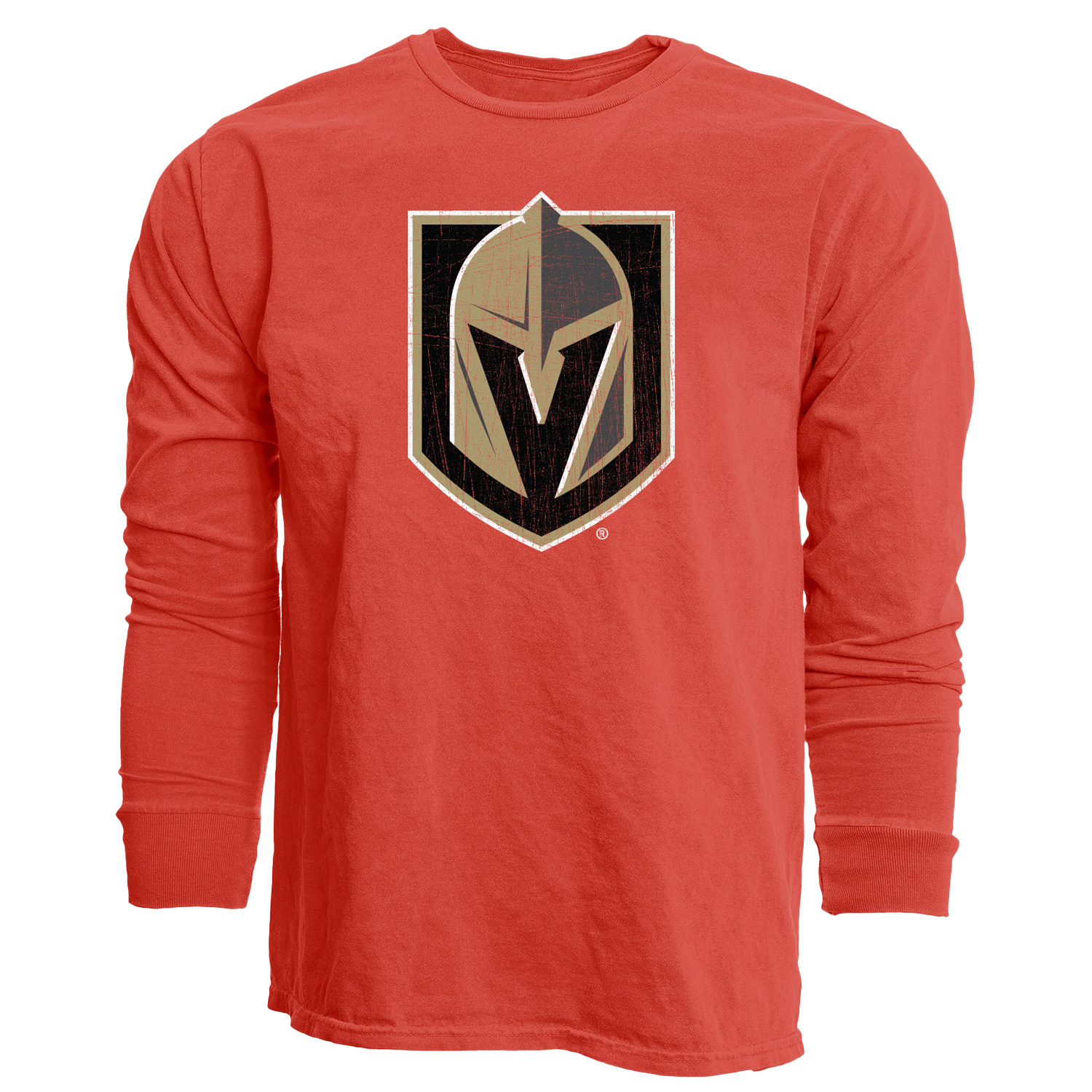 Vegas Golden Knights Primary Senior Mascot Long Sleeve Tee