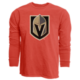 Vegas Golden Knights Primary Senior Mascot Long Sleeve Tee